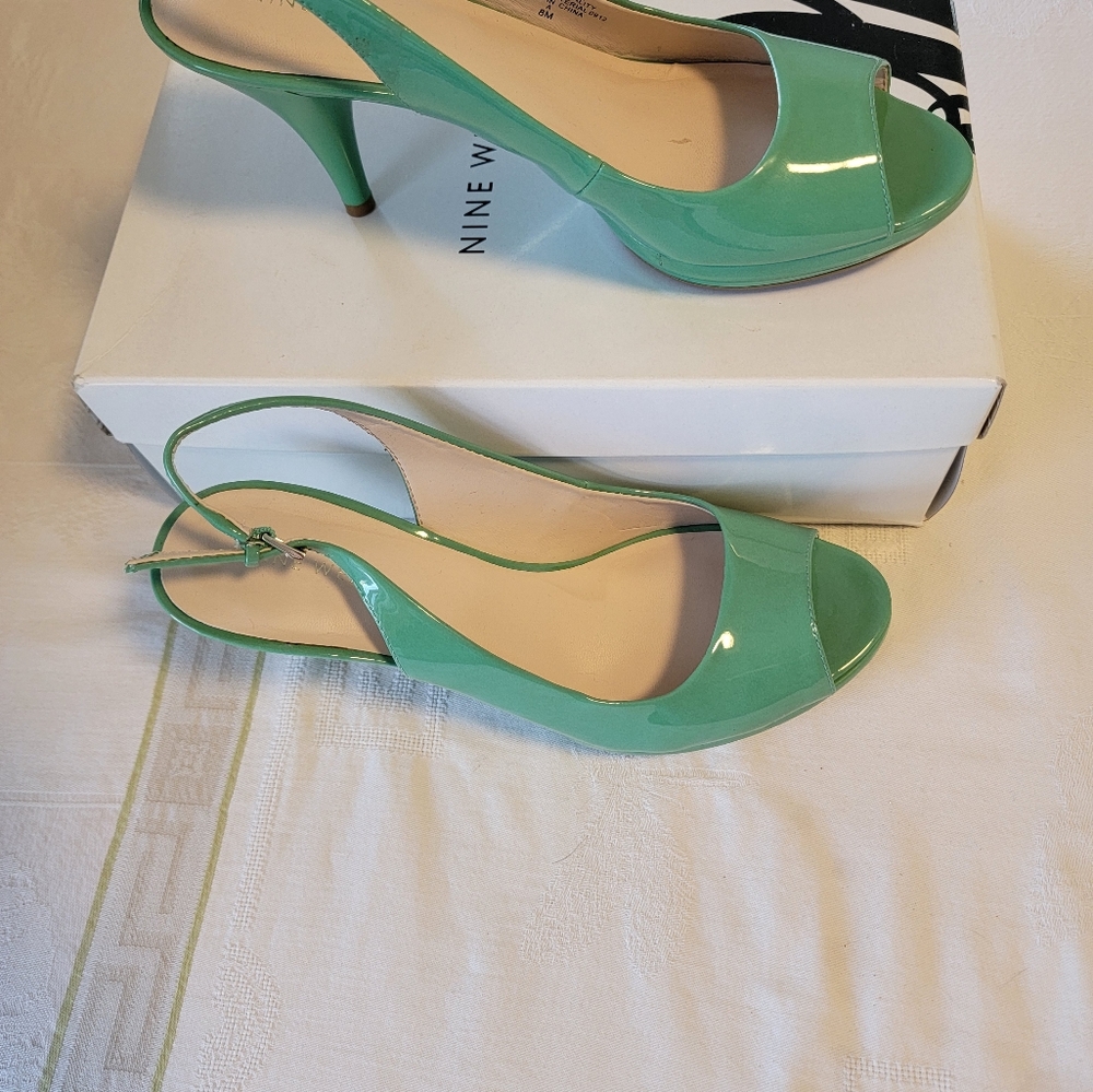 Nine West Heals Sz 8 - Picture 2 of 8